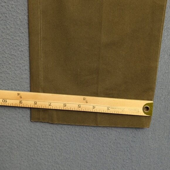 Polo Ralph Lauren Pants Mens 33x32 Olive Brown Cotton Preston Pant Preppy Casual - Picture 7 of 10